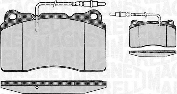 Magneti Marelli 363916060500 - Kit pastiglie freno, Freno a disco autozon.pro