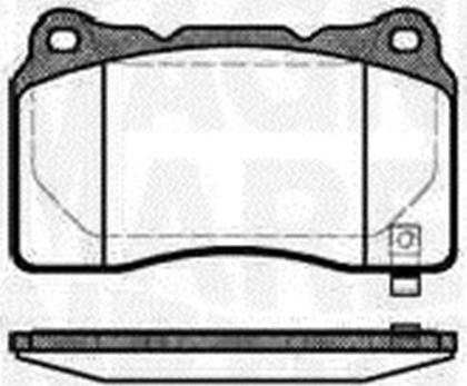 Magneti Marelli 363916060502 - Kit pastiglie freno, Freno a disco autozon.pro