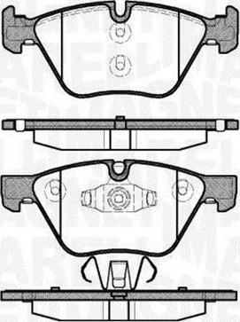 Magneti Marelli 363916060507 - Kit pastiglie freno, Freno a disco autozon.pro