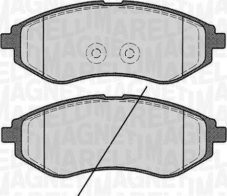 Magneti Marelli 363916060511 - Kit pastiglie freno, Freno a disco autozon.pro