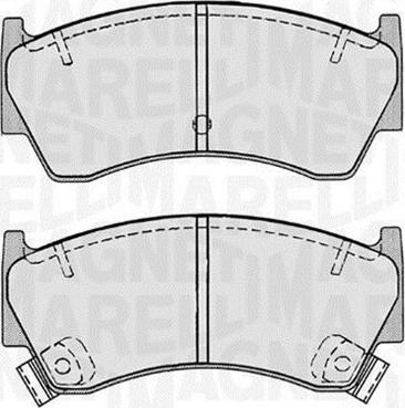 Magneti Marelli 363916060518 - Kit pastiglie freno, Freno a disco autozon.pro