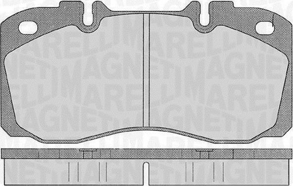 Magneti Marelli 363916060530 - Kit pastiglie freno, Freno a disco autozon.pro