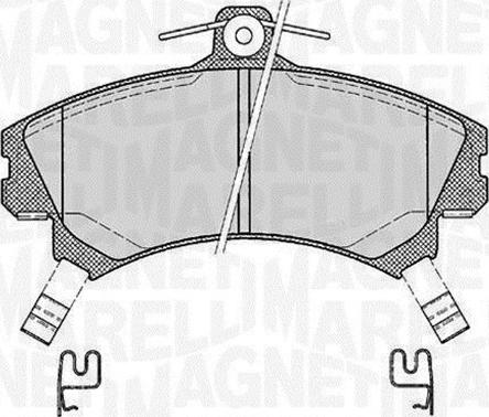 Magneti Marelli 363916060521 - Kit pastiglie freno, Freno a disco autozon.pro