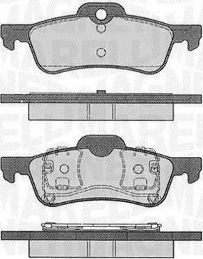 Magneti Marelli 363916060574 - Kit pastiglie freno, Freno a disco autozon.pro