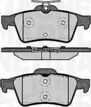 Magneti Marelli 363916060570 - Kit pastiglie freno, Freno a disco autozon.pro