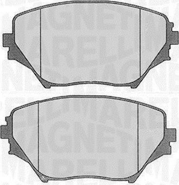 Magneti Marelli 363916060577 - Kit pastiglie freno, Freno a disco autozon.pro