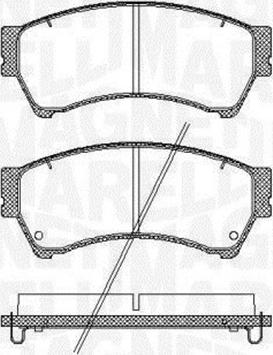 Magneti Marelli 363916060699 - Kit pastiglie freno, Freno a disco autozon.pro