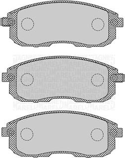 Magneti Marelli 363916060695 - Kit pastiglie freno, Freno a disco autozon.pro