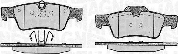 Magneti Marelli 363916060640 - Kit pastiglie freno, Freno a disco autozon.pro