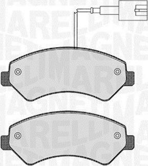 Magneti Marelli 363916060643 - Kit pastiglie freno, Freno a disco autozon.pro