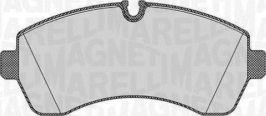 Magneti Marelli 363916060647 - Kit pastiglie freno, Freno a disco autozon.pro