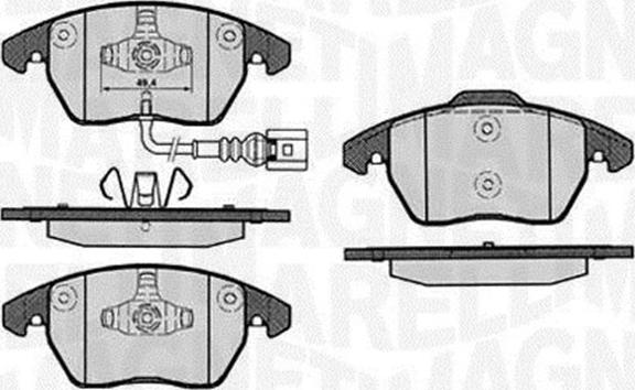 Magneti Marelli 363916060657 - Kit pastiglie freno, Freno a disco autozon.pro