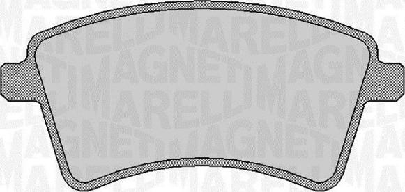 Magneti Marelli 363916060661 - Kit pastiglie freno, Freno a disco autozon.pro