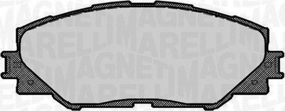 Magneti Marelli 363916060663 - Kit pastiglie freno, Freno a disco autozon.pro