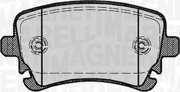 Magneti Marelli 363916060602 - Kit pastiglie freno, Freno a disco autozon.pro