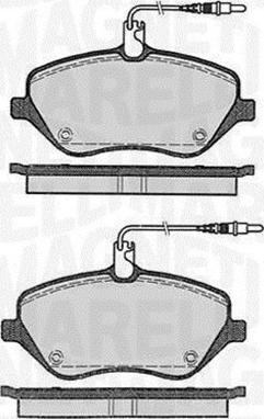 Magneti Marelli 363916060615 - Kit pastiglie freno, Freno a disco autozon.pro