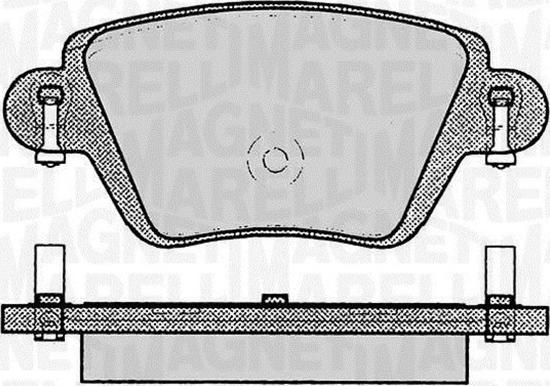 Magneti Marelli 363916060613 - Kit pastiglie freno, Freno a disco autozon.pro