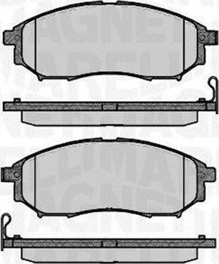 Magneti Marelli 363916060683 - Kit pastiglie freno, Freno a disco autozon.pro