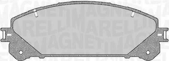 Magneti Marelli 363916060634 - Kit pastiglie freno, Freno a disco autozon.pro