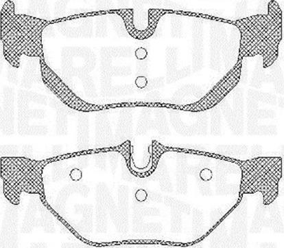 Magneti Marelli 363916060624 - Kit pastiglie freno, Freno a disco autozon.pro