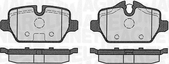 Magneti Marelli 363916060623 - Kit pastiglie freno, Freno a disco autozon.pro