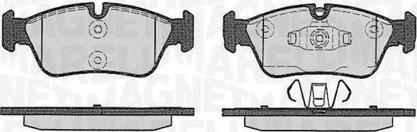 Magneti Marelli 363916060622 - Kit pastiglie freno, Freno a disco autozon.pro