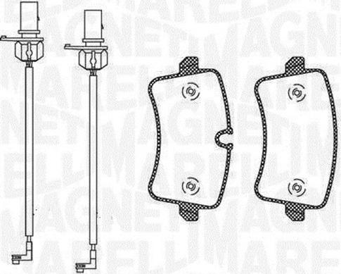 Magneti Marelli 363916060675 - Kit pastiglie freno, Freno a disco autozon.pro