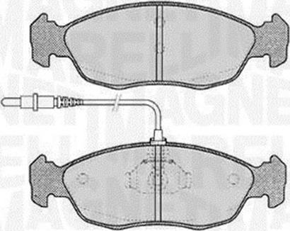 Magneti Marelli 363916060195 - Kit pastiglie freno, Freno a disco autozon.pro