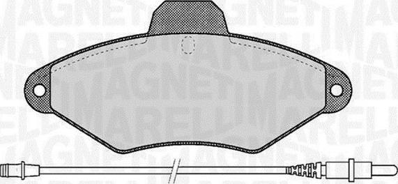 Magneti Marelli 363916060198 - Kit pastiglie freno, Freno a disco autozon.pro