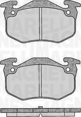 Magneti Marelli 363916060197 - Kit pastiglie freno, Freno a disco autozon.pro