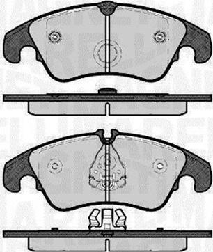 Magneti Marelli 363916060140 - Kit pastiglie freno, Freno a disco autozon.pro