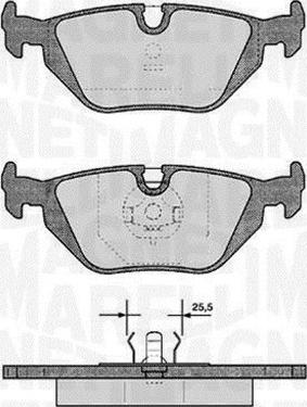 Magneti Marelli 363916060154 - Kit pastiglie freno, Freno a disco autozon.pro