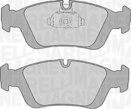 Magneti Marelli 363916060155 - Kit pastiglie freno, Freno a disco autozon.pro