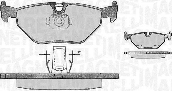 Magneti Marelli 363916060158 - Kit pastiglie freno, Freno a disco autozon.pro