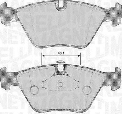 Magneti Marelli 363916060153 - Kit pastiglie freno, Freno a disco autozon.pro