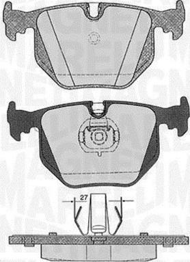 Magneti Marelli 363916060152 - Kit pastiglie freno, Freno a disco autozon.pro