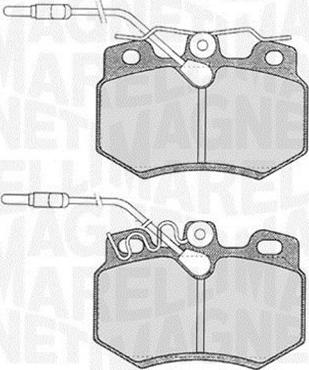 Magneti Marelli 363916060167 - Kit pastiglie freno, Freno a disco autozon.pro