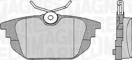 Magneti Marelli 363916060106 - Kit pastiglie freno, Freno a disco autozon.pro