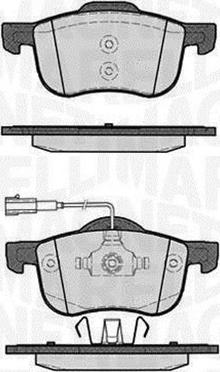 Magneti Marelli 363916060115 - Kit pastiglie freno, Freno a disco autozon.pro