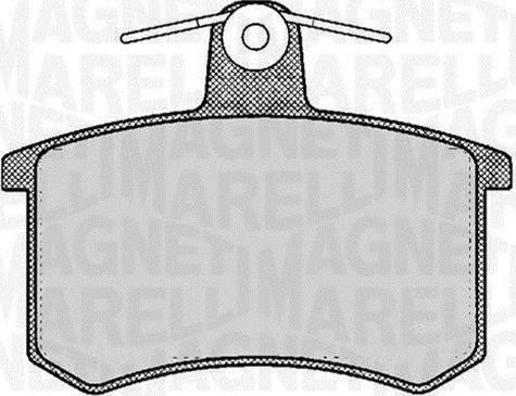 Magneti Marelli 363916060116 - Kit pastiglie freno, Freno a disco autozon.pro