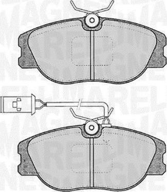 Magneti Marelli 363916060117 - Kit pastiglie freno, Freno a disco autozon.pro