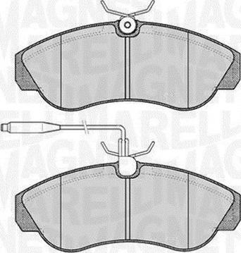 Magneti Marelli 363916060184 - Kit pastiglie freno, Freno a disco autozon.pro