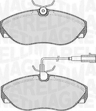 Magneti Marelli 363916060183 - Kit pastiglie freno, Freno a disco autozon.pro