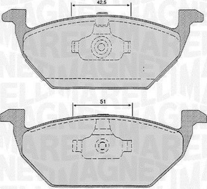 Magneti Marelli 363916060134 - Kit pastiglie freno, Freno a disco autozon.pro