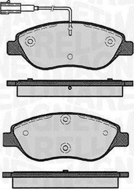 Magneti Marelli 363916060124 - Kit pastiglie freno, Freno a disco autozon.pro