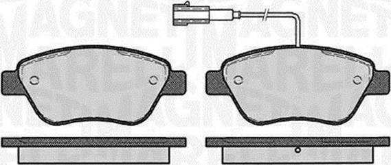 Magneti Marelli 363916060126 - Kit pastiglie freno, Freno a disco autozon.pro