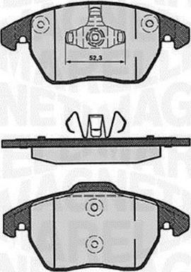 Magneti Marelli 363916060178 - Kit pastiglie freno, Freno a disco autozon.pro