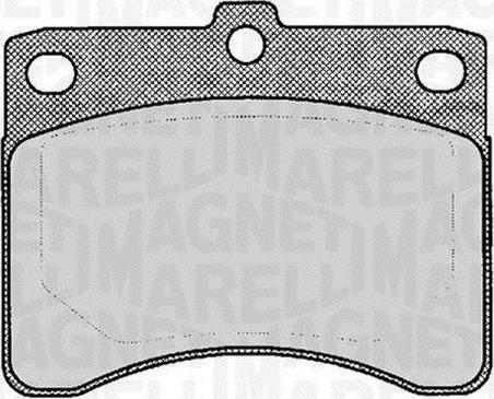 Magneti Marelli 363916060815 - Kit pastiglie freno, Freno a disco autozon.pro