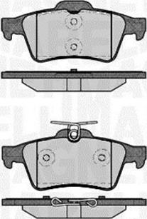 Magneti Marelli 363916060821 - Kit pastiglie freno, Freno a disco autozon.pro