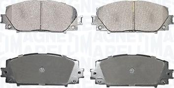 Magneti Marelli 363916060827 - Kit pastiglie freno, Freno a disco autozon.pro